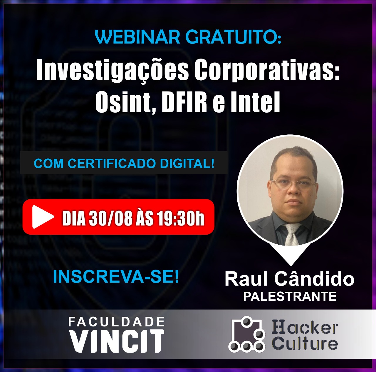 Investigações Corporativas: Osint, DFIR e Intel – Faculdade Vincit