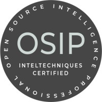 Logo, selo ou distintivo que representa a certificação OSIP.